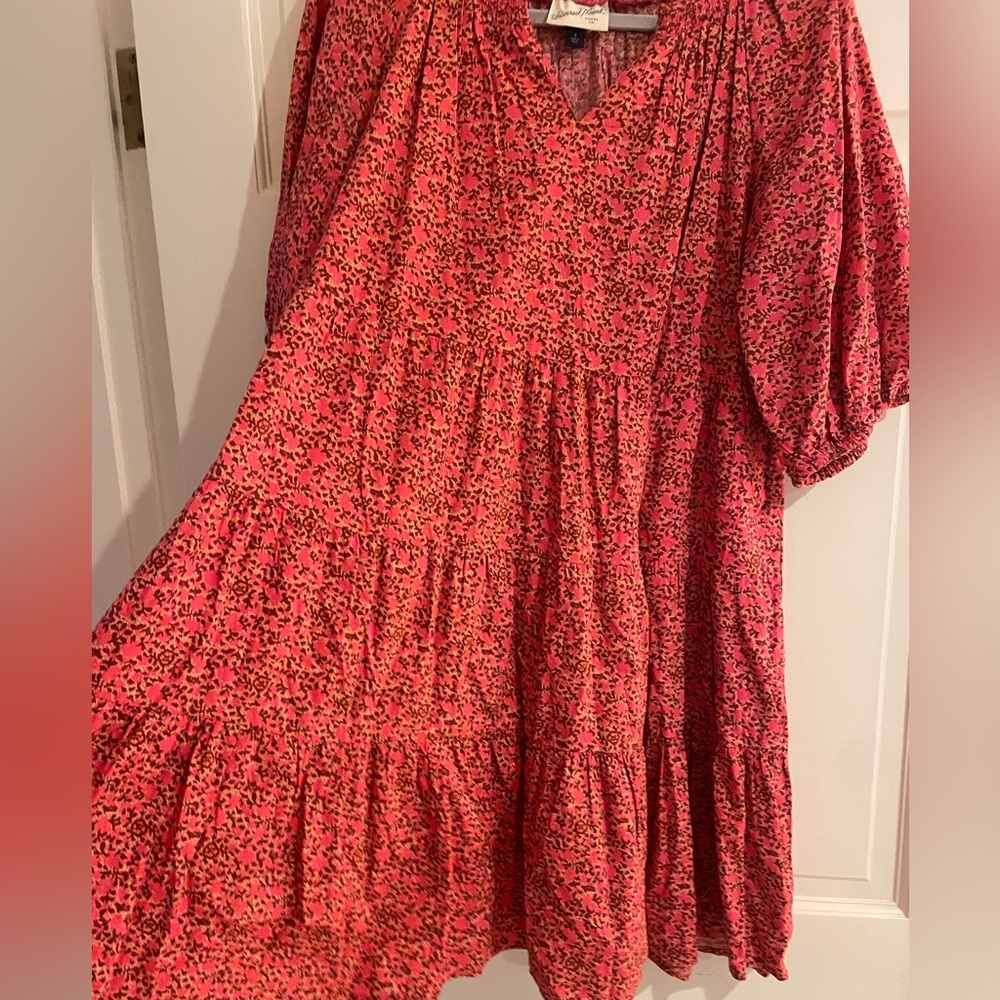 Universal Thread S Red Patterned Dress - image 4